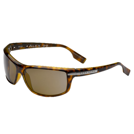 BOSS Black Polarized Rectangle Sunglasses