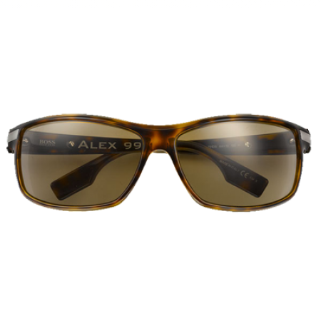 BOSS Black Polarized Rectangle Sunglasses