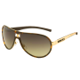 Gucci Round Metal Aviator Sunglasses